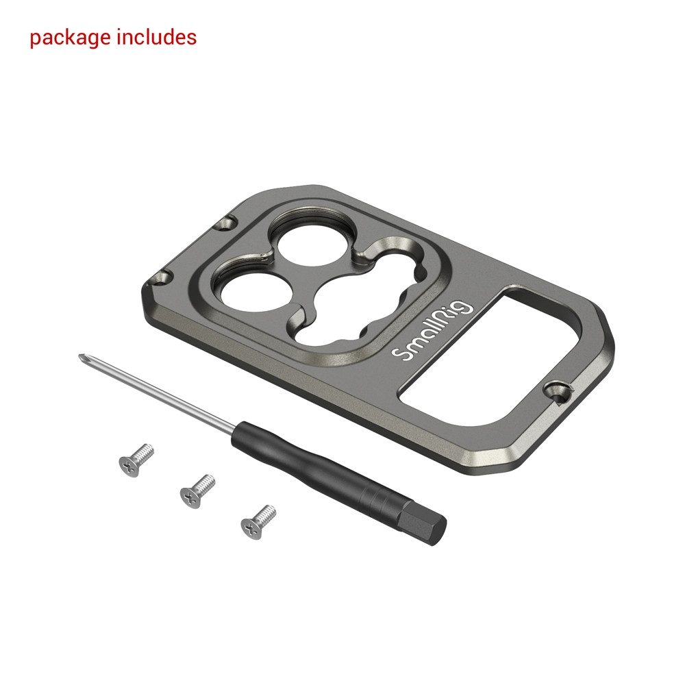 SmallRig 17mm threaded lens backplane for iPhone 13 Pro cage 3635