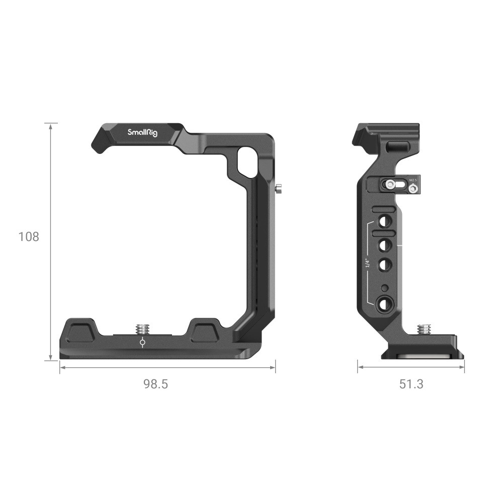 SmallRig Half Cage for Sony Alpha 7R V / Alpha 7 IV / Alpha 7S III / Alpha 1 / Alpha 7R IV 3639