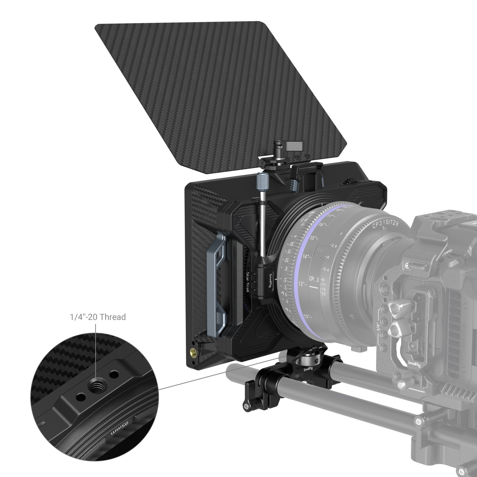 SmallRig Multifunctional Modular Matte Box (Φ95mm) VND Kit 3645