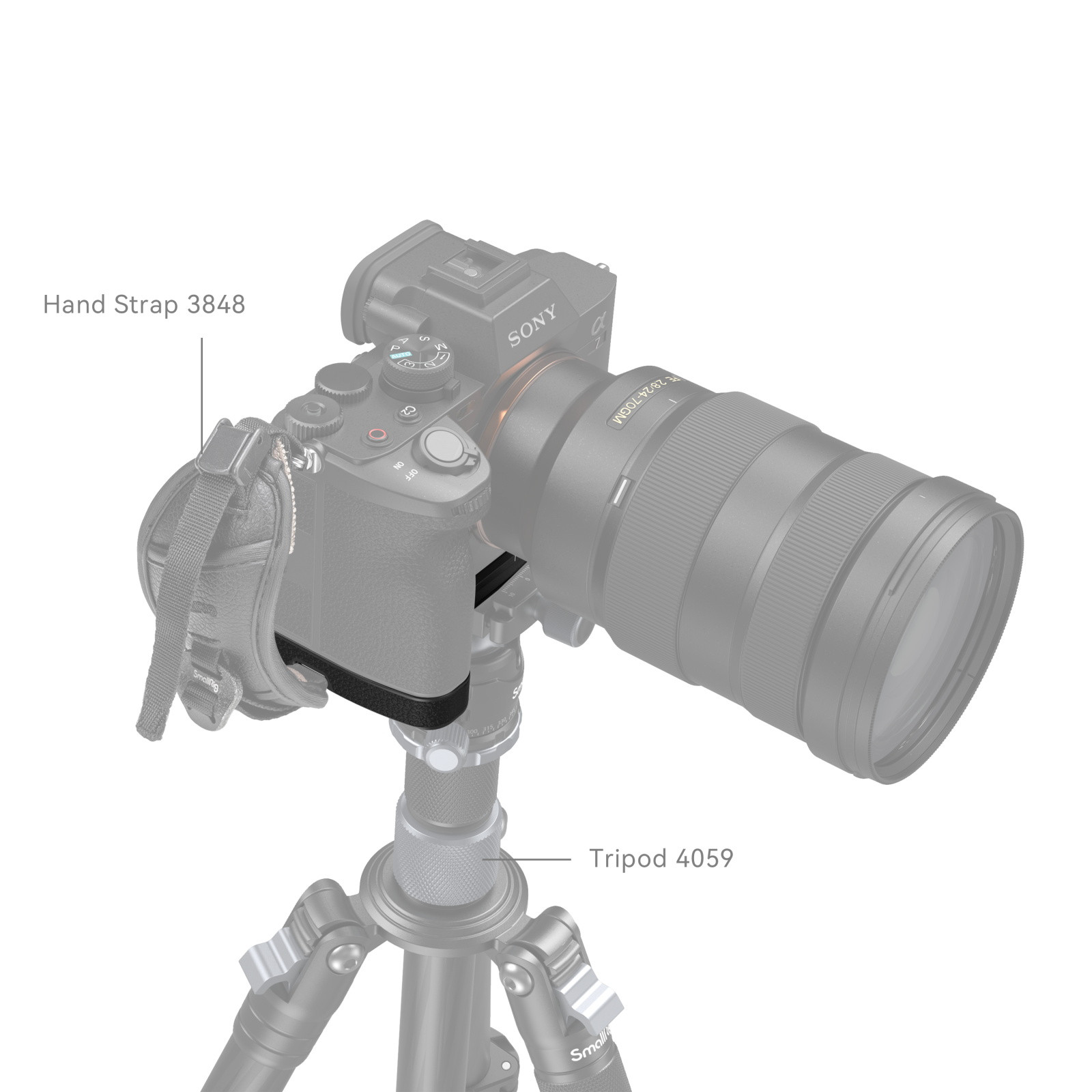 SmallRig Baseplate for Sony Alpha 7R V / Alpha 7 IV 3666B