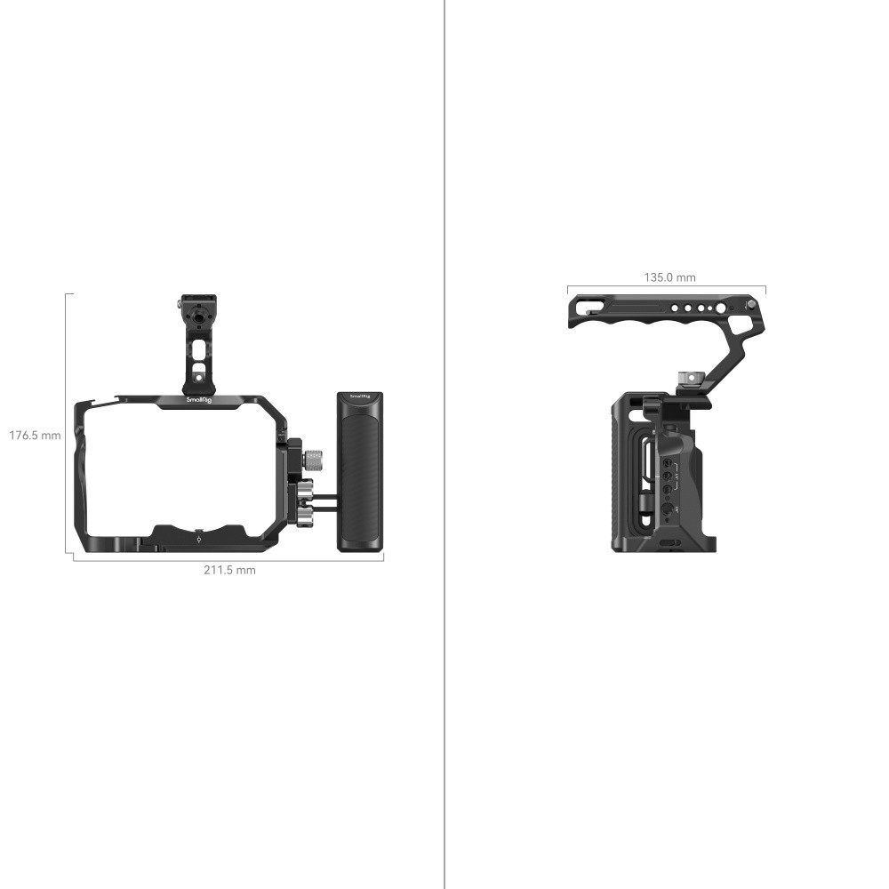 SmallRig Advanced Cage Kit for Sony Alpha 7R V / Alpha 7 IV / Alpha 7S III 3669B