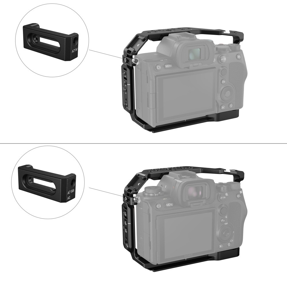 SmallRig Advanced Cage Kit for Sony Alpha 7R V / Alpha 7 IV / Alpha 7S III 3669B