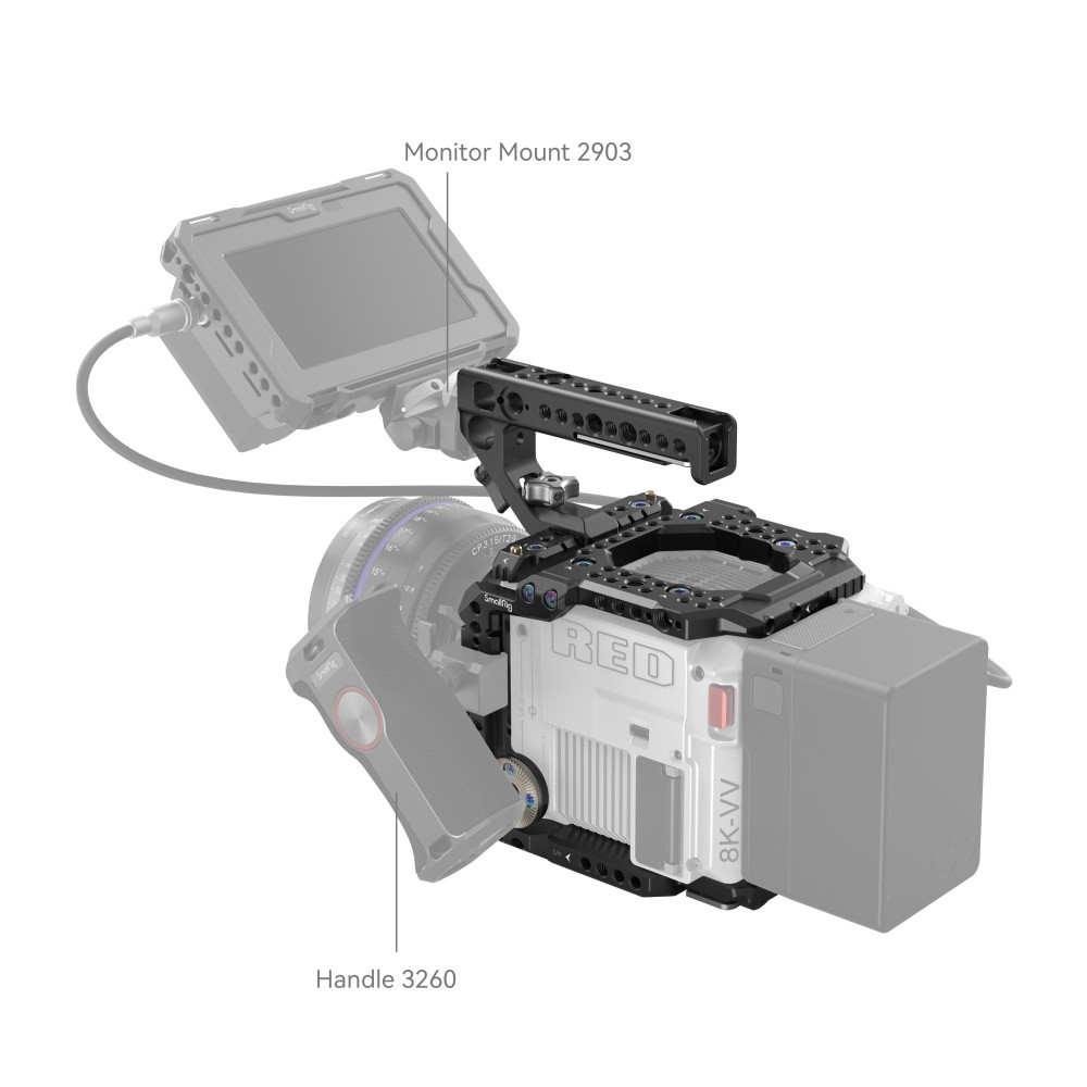 SmallRig Cage Kit for RED V-RAPTOR 3696