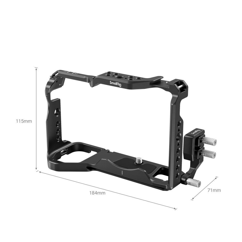 SmallRig Cage & Cable Clamp for FUJIFILM GFX100S/GFX50S II 3715