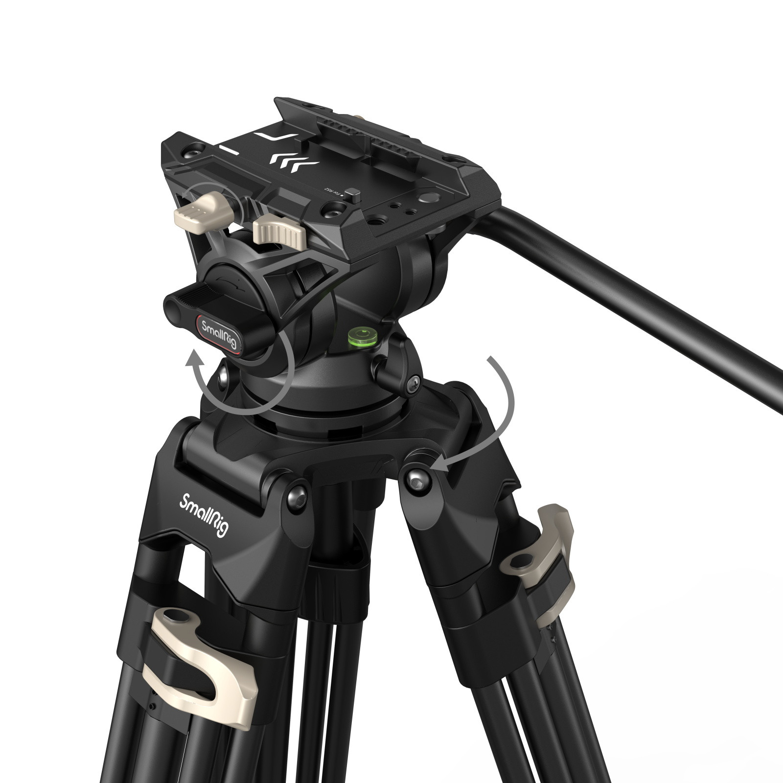 SmallRig Heavy-Duty Fluid Head Tripod AD-01 3751B