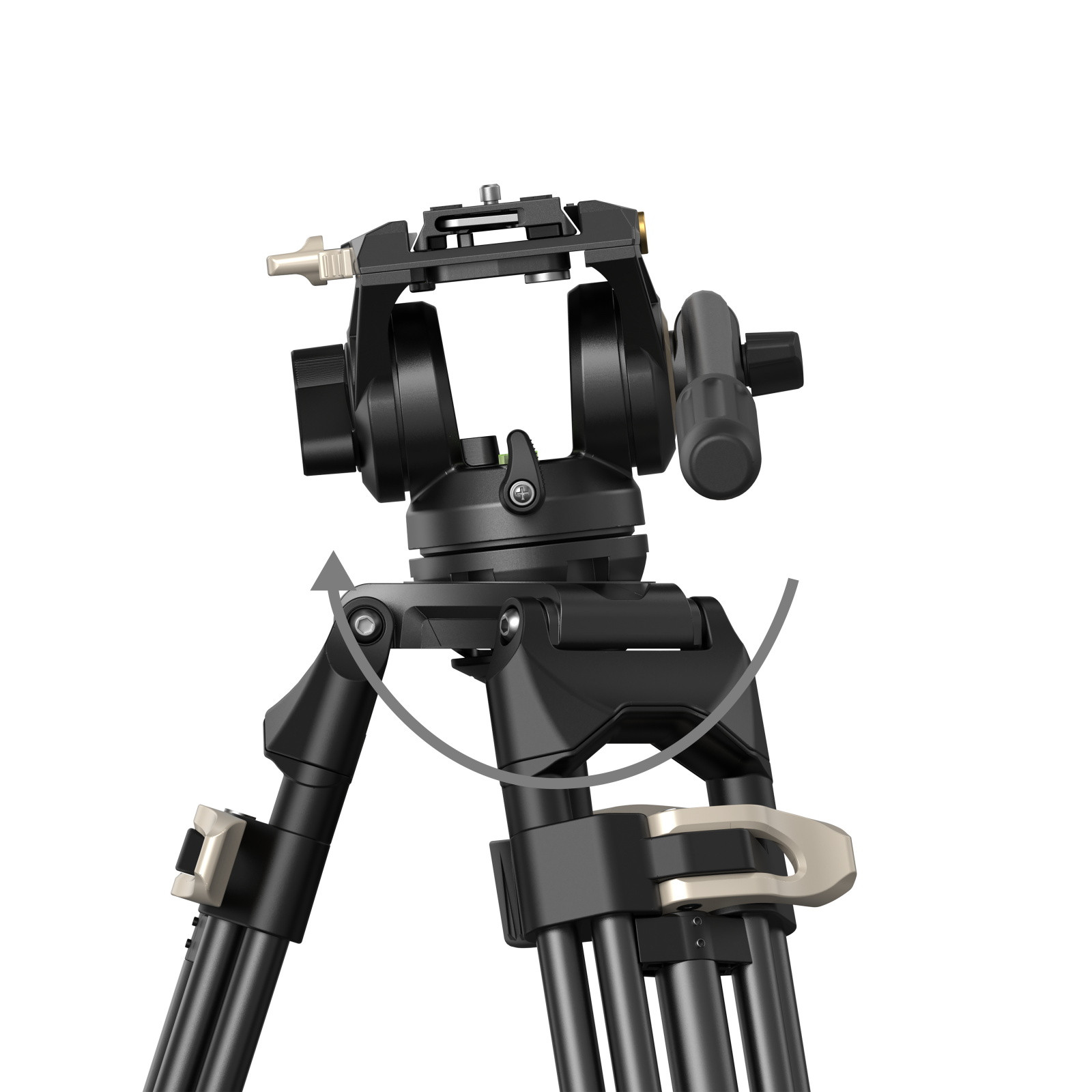 SmallRig Heavy-Duty Fluid Head Tripod AD-01 3751B