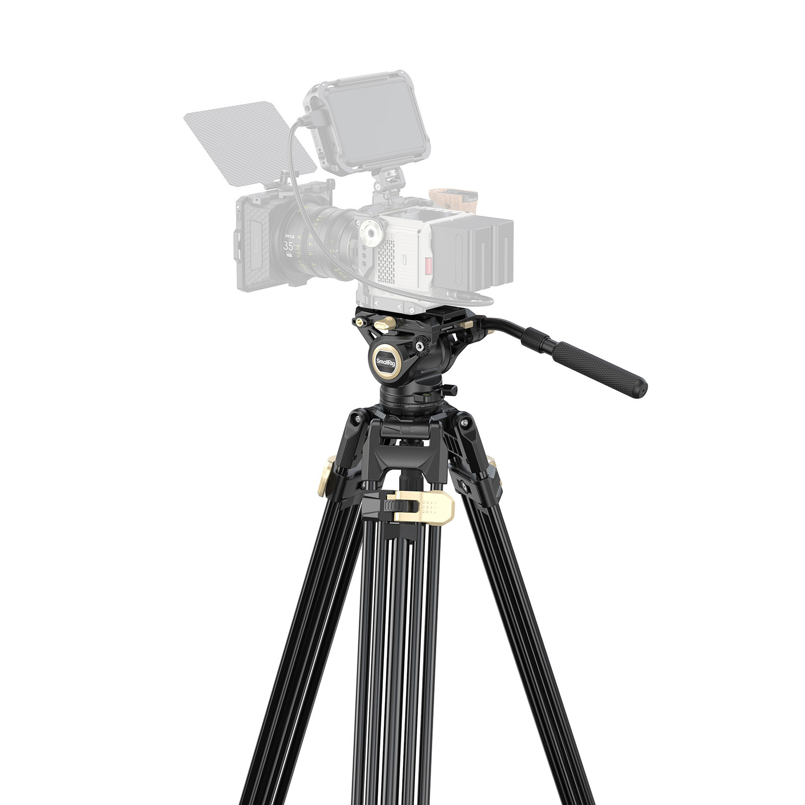SmallRig AD-01Pro Heavy-Duty Fluid Head Tripod 3751P