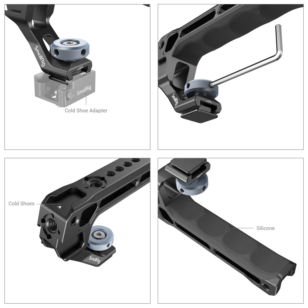 SmallRig Top Handle with Cold Shoe（Lite） 3764