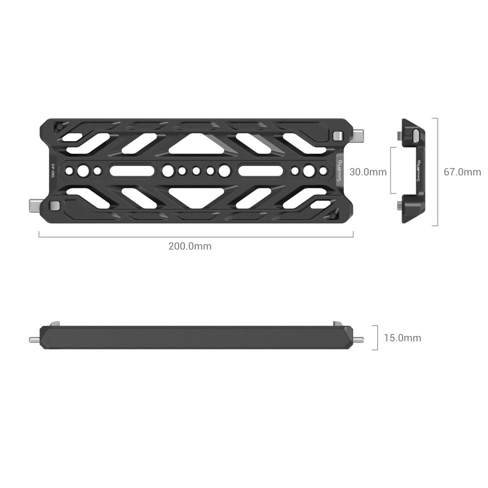 SmallRig 8'' Lightweight ARRI Dovetail Plate 3770