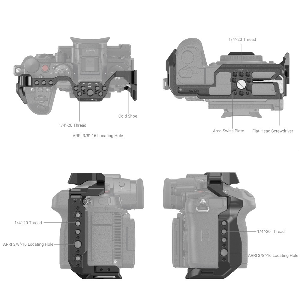 SmallRig Full Cage for Panasonic LUMIX GH7 / GH6 3784