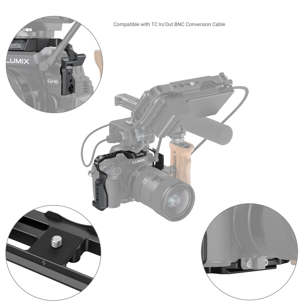 SmallRig Full Cage for Panasonic LUMIX GH7 / GH6 3784
