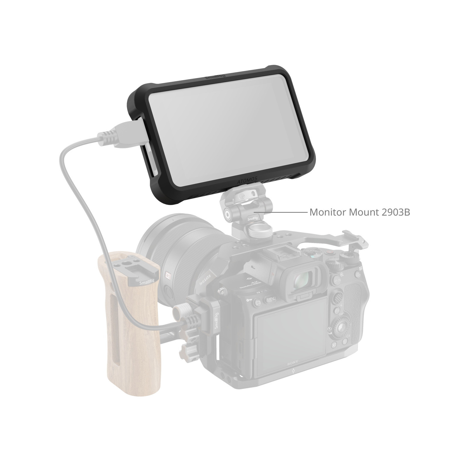 SmallRig Cage Kit for Atomos Ninja Series 3788B