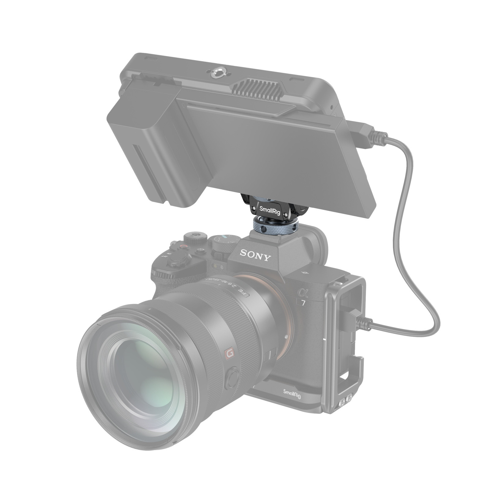 SmallRig Monitor Support with Cold Shoe Mount (Basic) 3809B