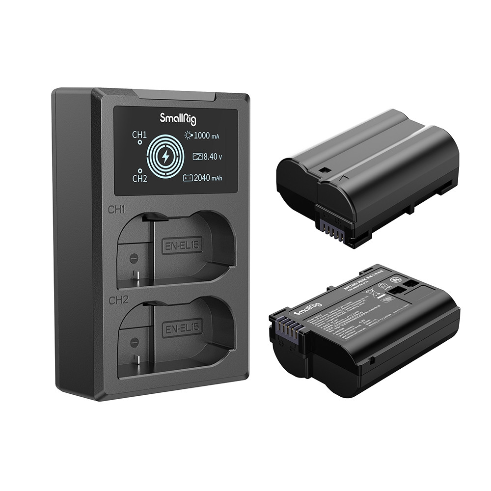 SmallRig EN-EL15 Camera Battery and Charger Kit 3820