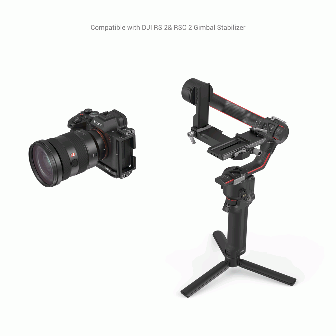 SmallRig L-Bracket Kit for Sony Alpha 7R V / Alpha 7 IV / Alpha 7S III / Alpha 7R IV / Alpha 1 / Alpha 9 II 3856