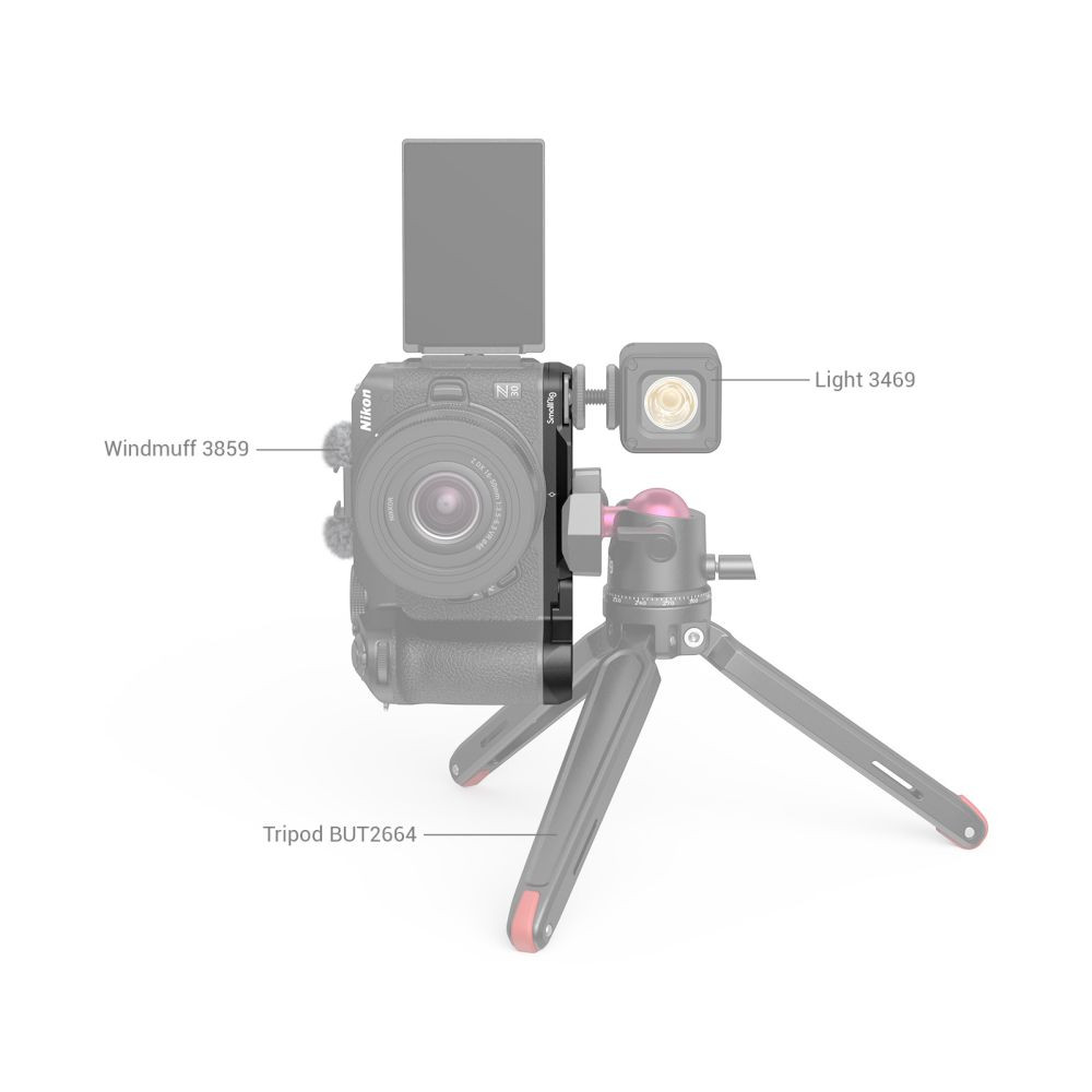 Arca-Swiss SmallRig Arca-Swiss Quick Release Camera Baseplate Accessory for Nikon Z 30 3857 