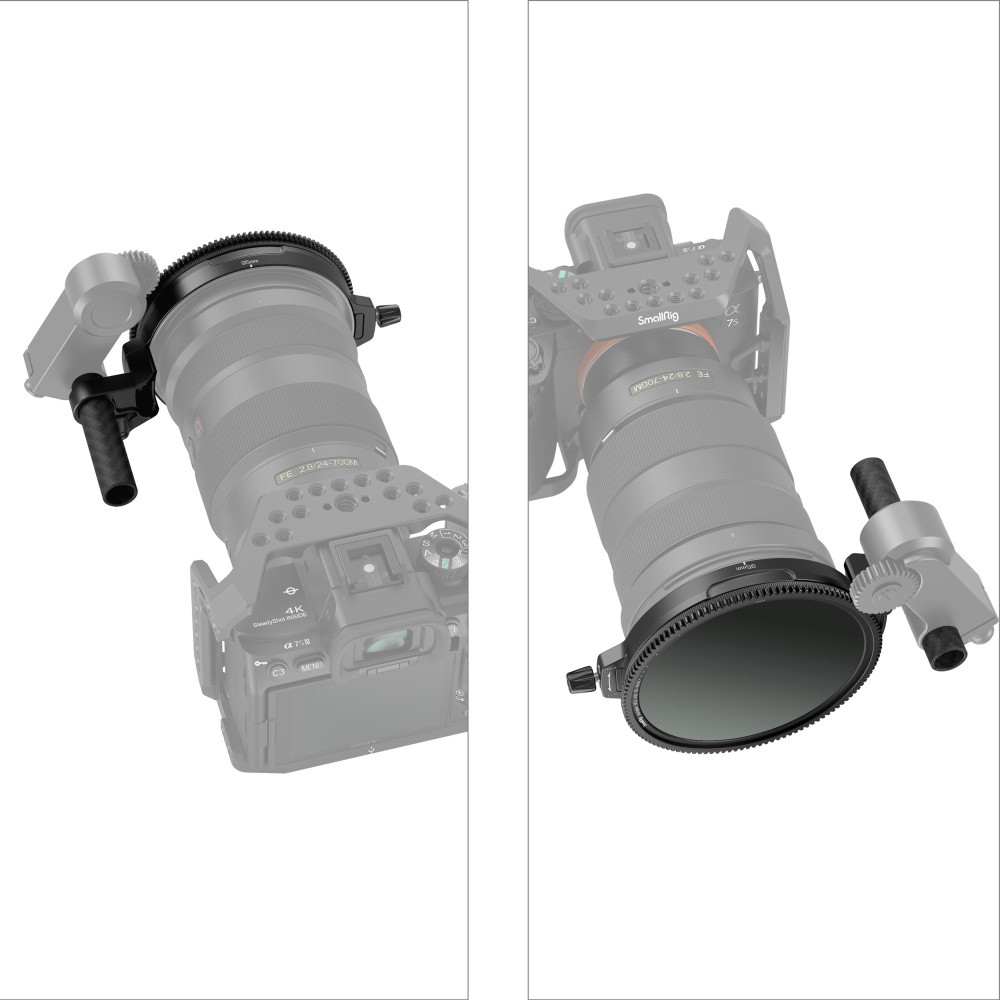 SmallRig 95mm CPL-VND Filter Kit with Rod Clamp 3864 SmallRig 95mm CPL-VND Filter Kit with Rod Clamp 3864