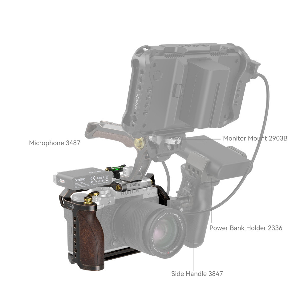 SmallRig Retro Cage for FUJIFILM X-T5 3870