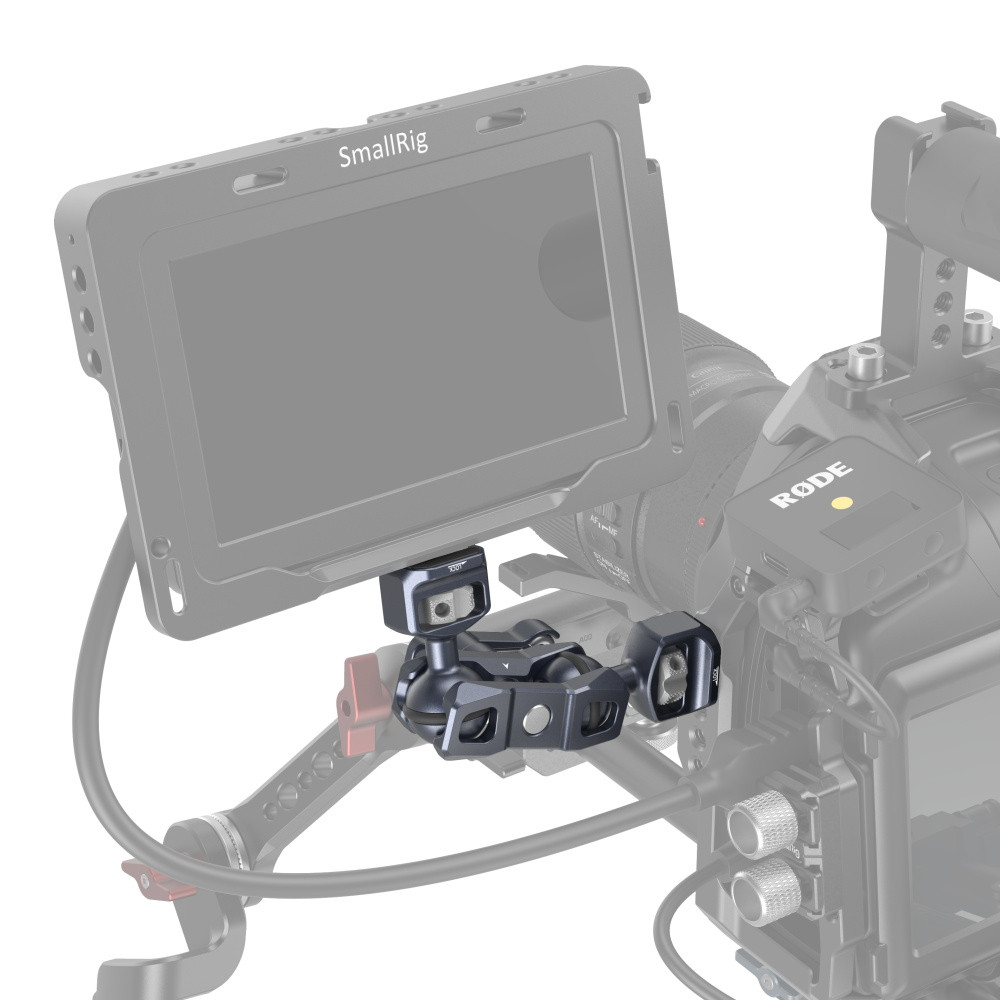 SmallRig Magic Arm with Dual Ball Heads (1/4”-20 Screw and ARRI locating Screw) 3874