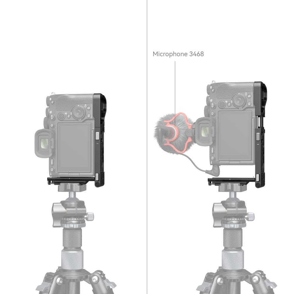 SmallRig Foldable L-Shape Mount Plate for Sony Alpha 7R V / Alpha 7 IV / Alpha 7S III 3984