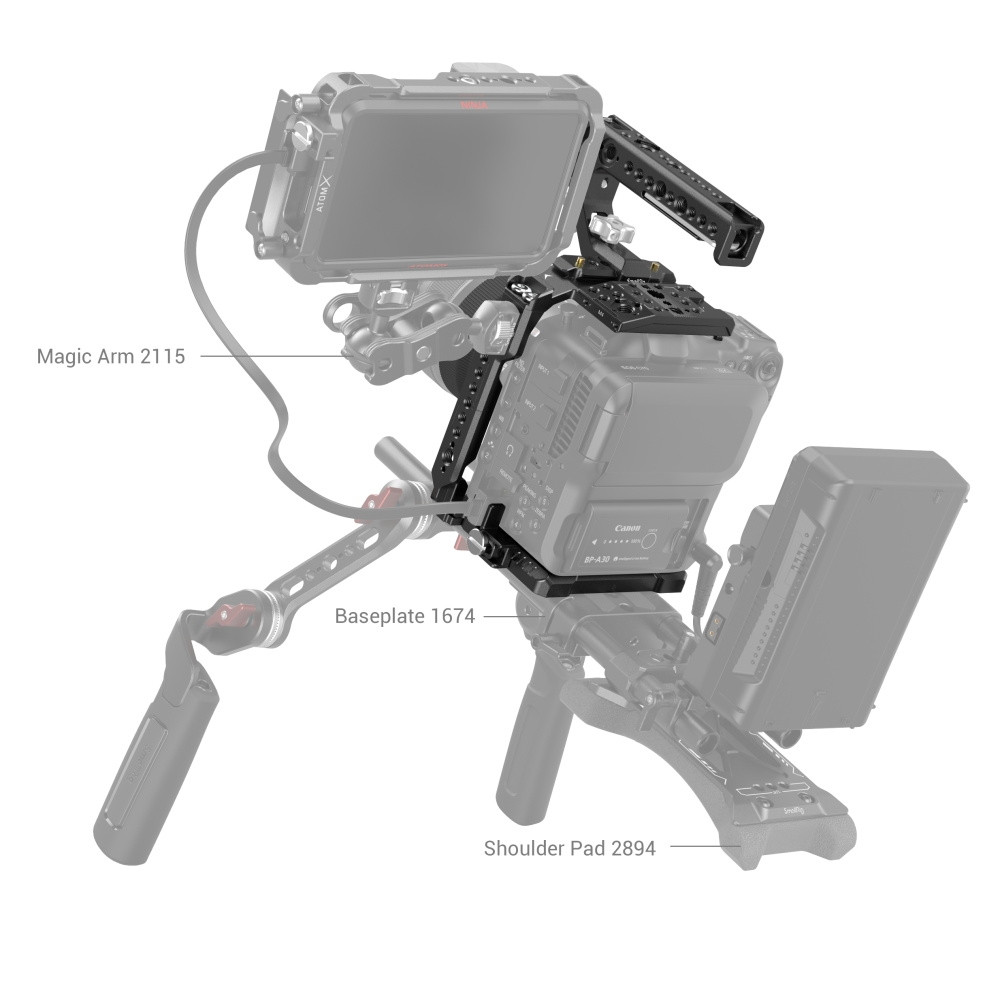 SmallRig Handheld Kit for Canon EOS C70 3899