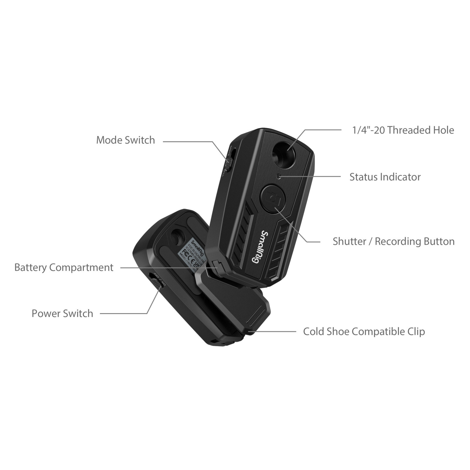 SmallRig Wireless Remote Controller for Selected Sony / Canon / Nikon Cameras 3902