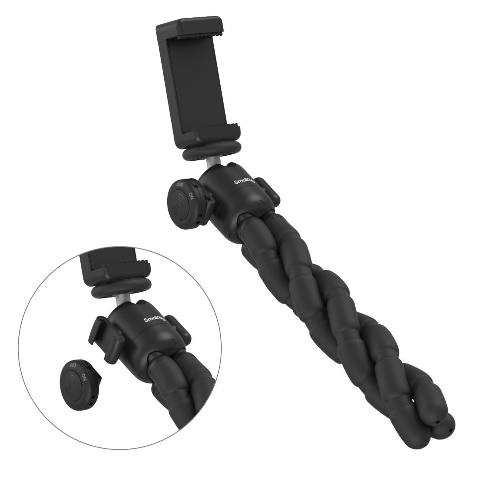 SmallRig Flexible Vlog Tripod with Wireless Control VK-29 (Black) 3905