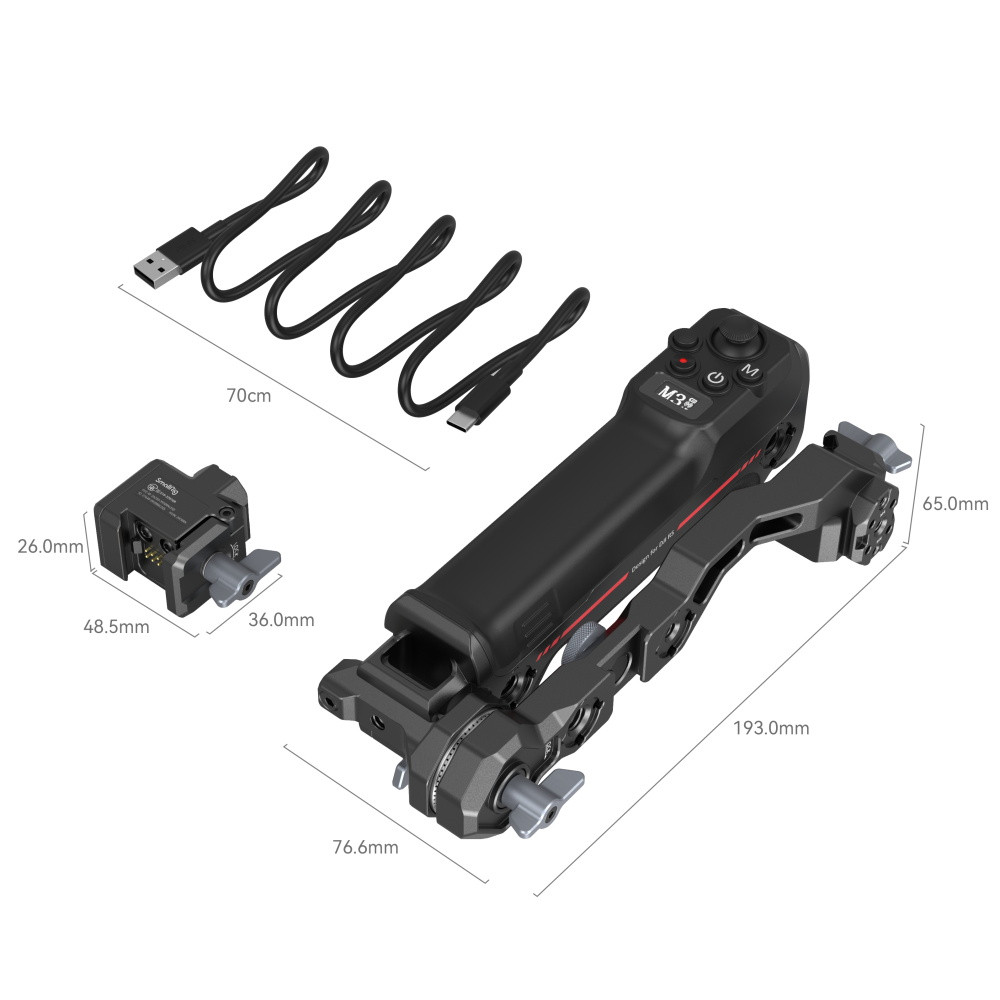 SmallRig Wireless Control Sling Handgrip for DJI RS 2 / RS 3 Pro 3919