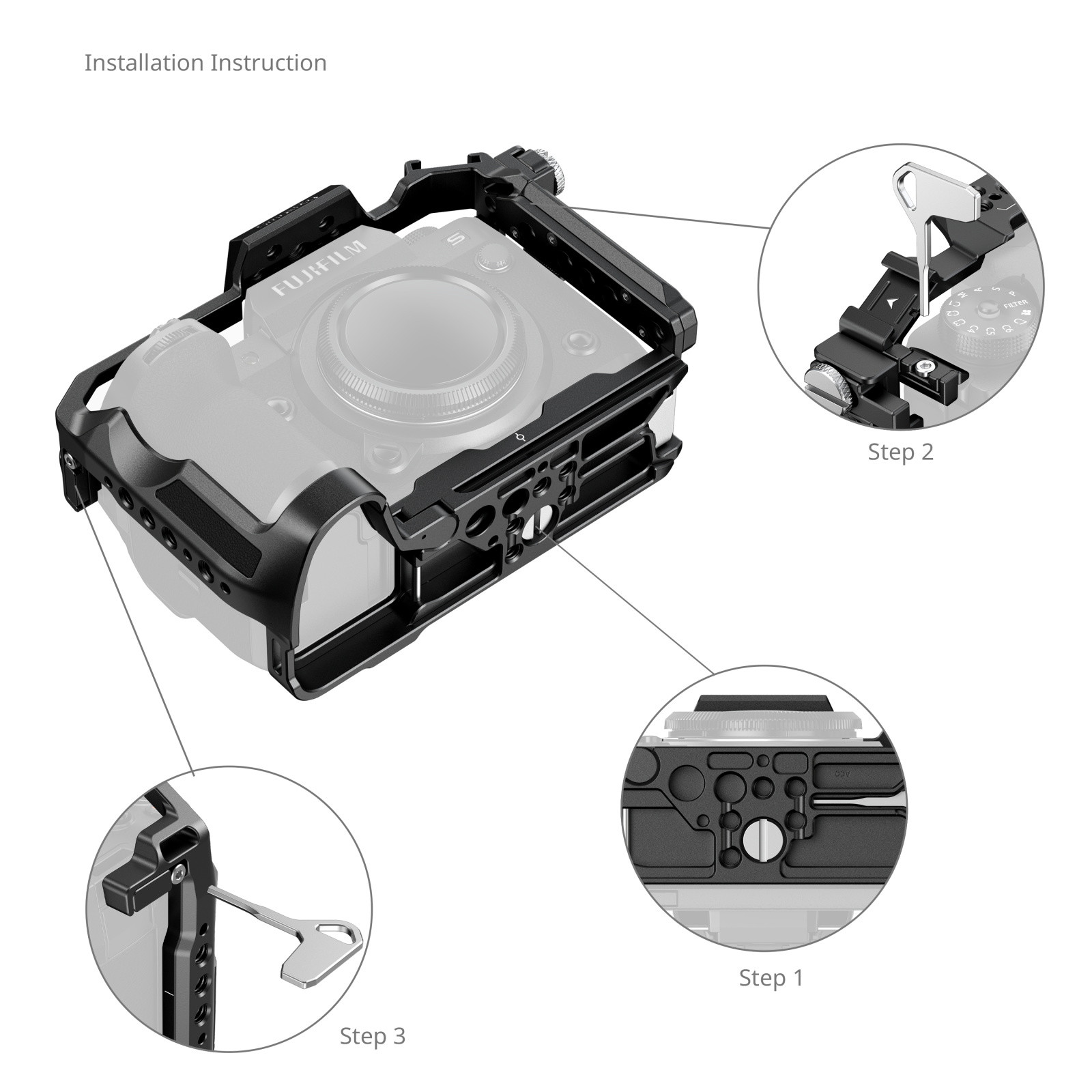 SmallRig Cage for FUJIFILM X-H2 / X-H2S 3934C