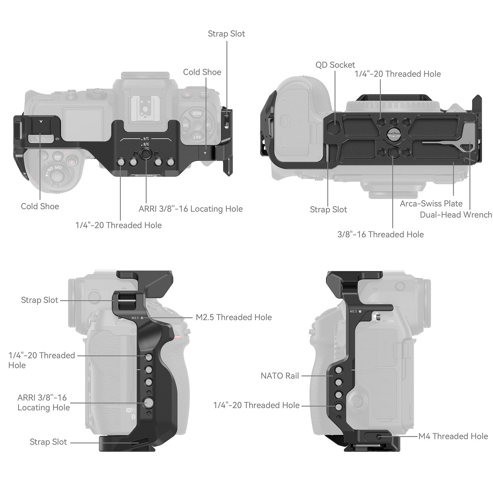 SmallRig Cage for Nikon Z 8 3940B
