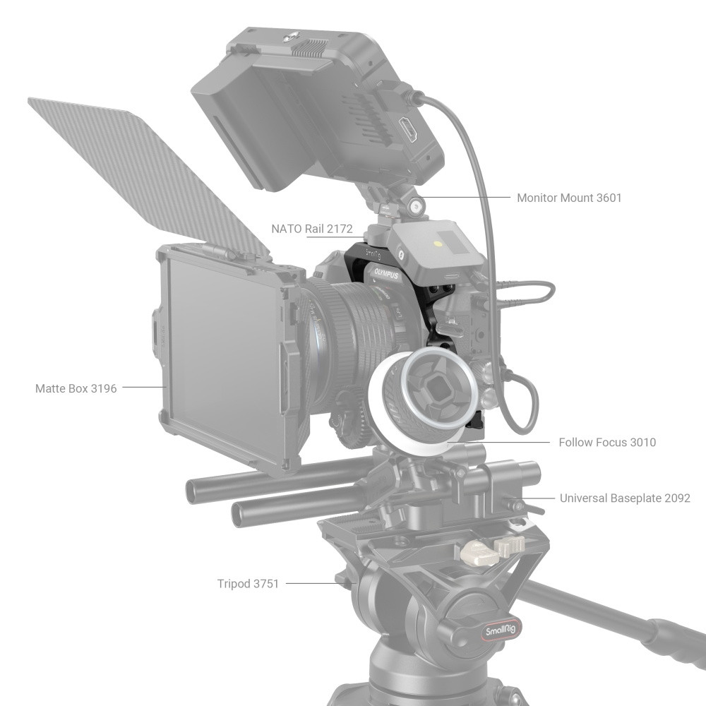 SmallRig Camera Cage for OM SYSTEM OM-1 3948