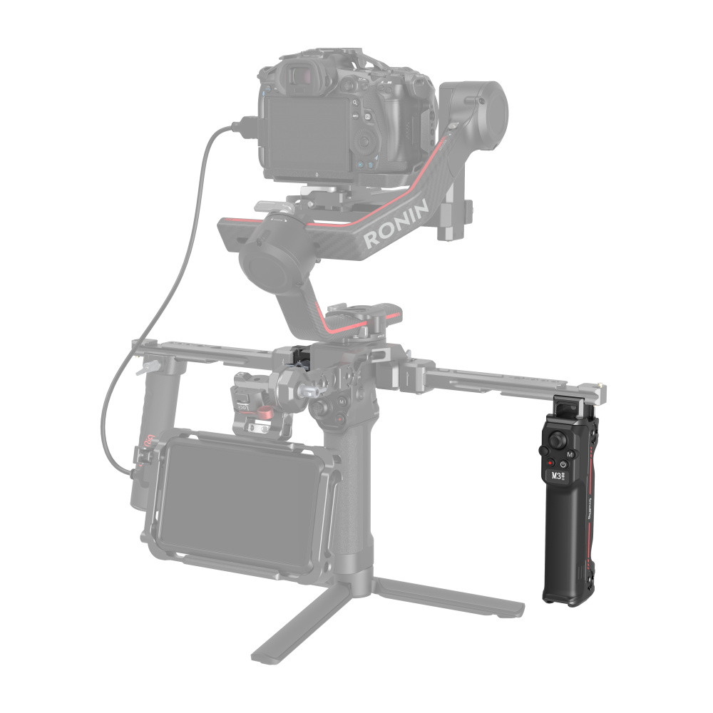 SmallRig Dual Handle Grip For DJI RS Gimbal - Joystick Control & NATO Rail For RS 2/RS 3 Pro/RS 4 Pro
