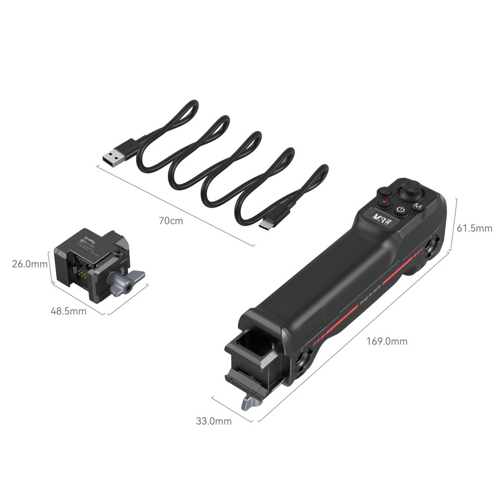 SmallRig Wireless Control Handgrip for DJI RS 2 / RS 3 Pro 3949