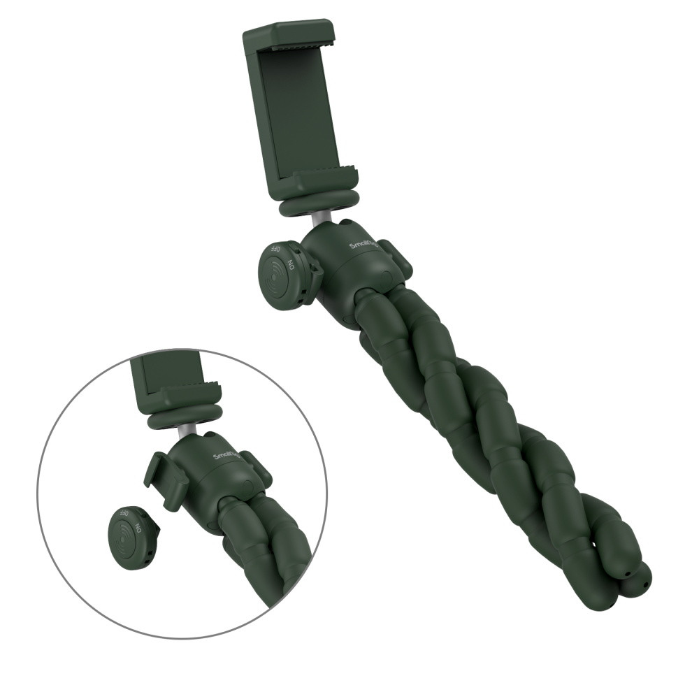 SmallRig Flexible Vlog Tripod Kit with Wireless Control VK-29 (Green) 3991