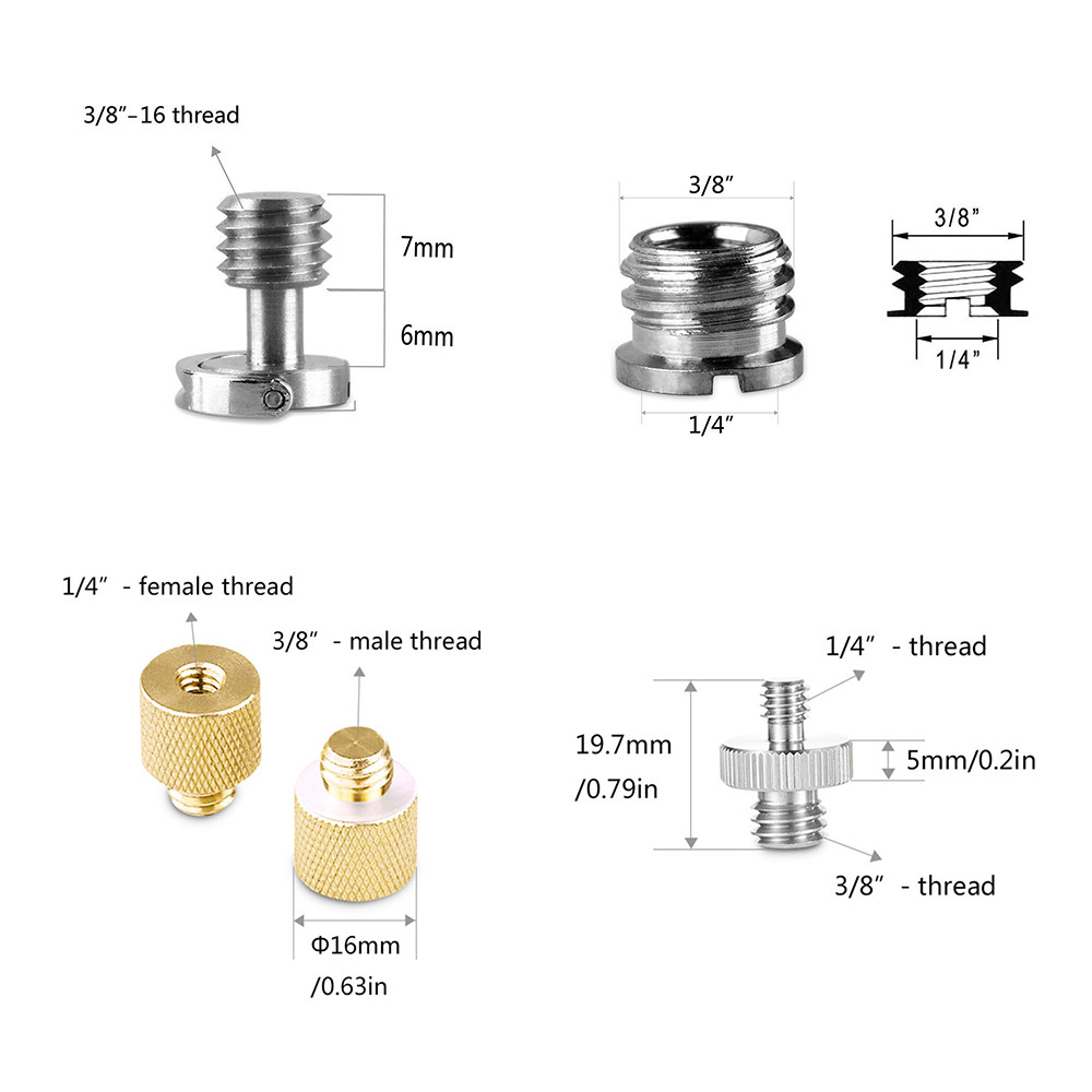 SmallRig Screw Ratchet Wingnut Set 3995