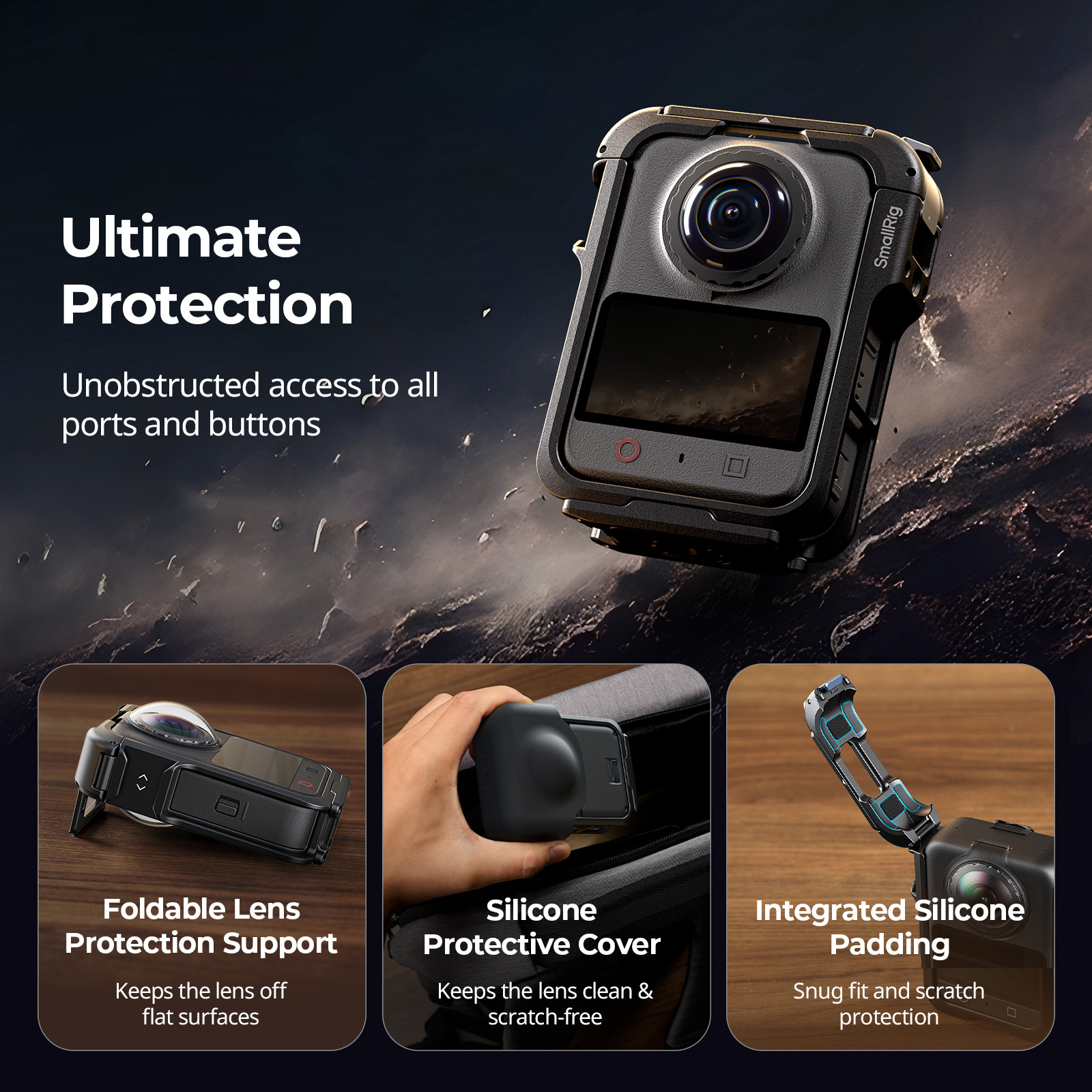 SmallRig Cage for DJI Osmo 360 II (Advanced Edition) 6715