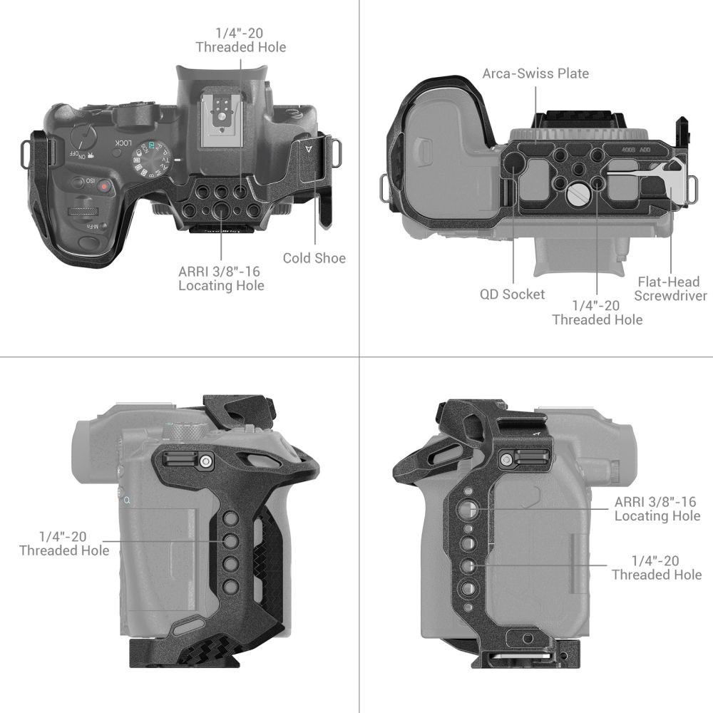 SmallRig “Black Mamba” Cage for Canon EOS R7 4003B