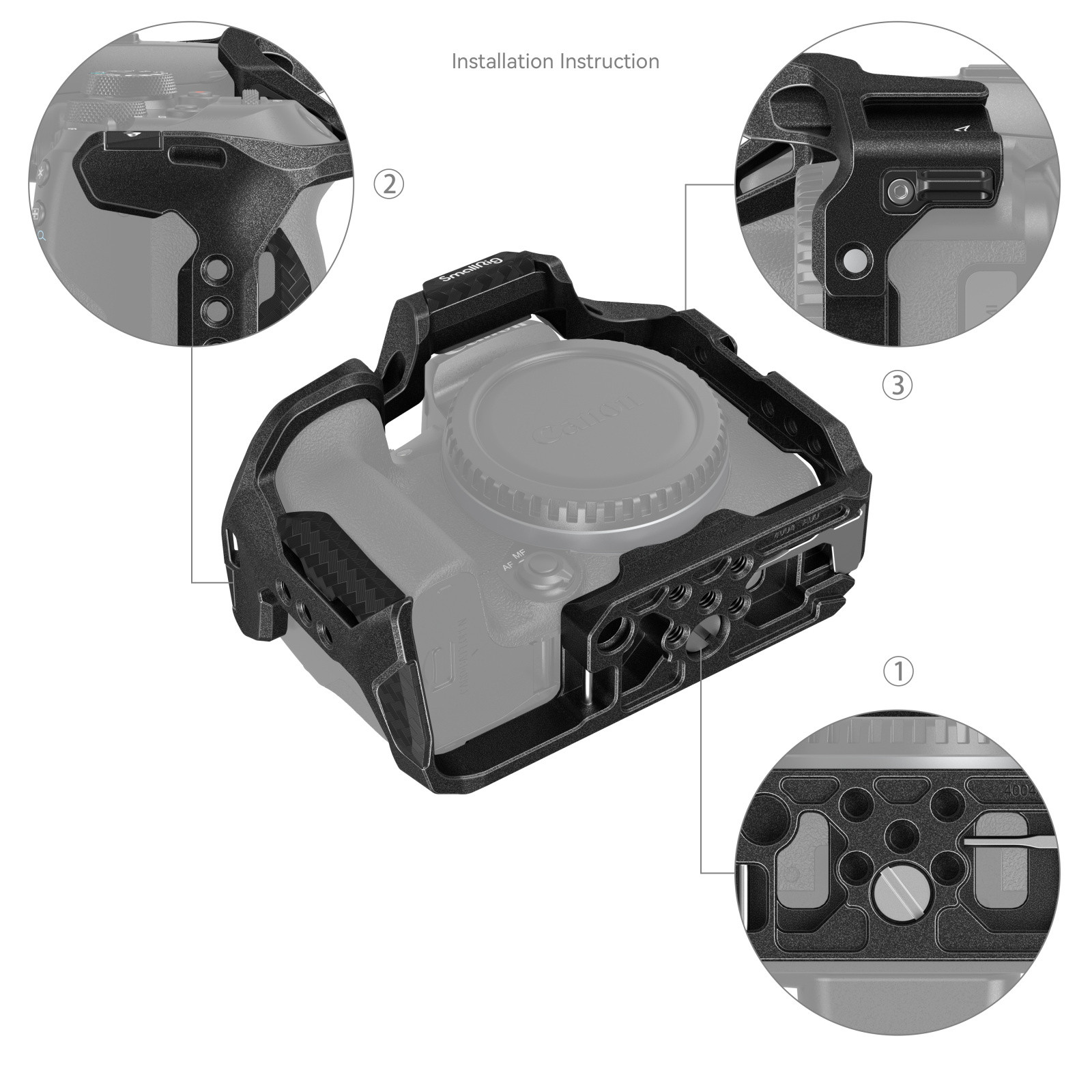 SmallRig “Black Mamba” Cage for Canon EOS R10 4004B