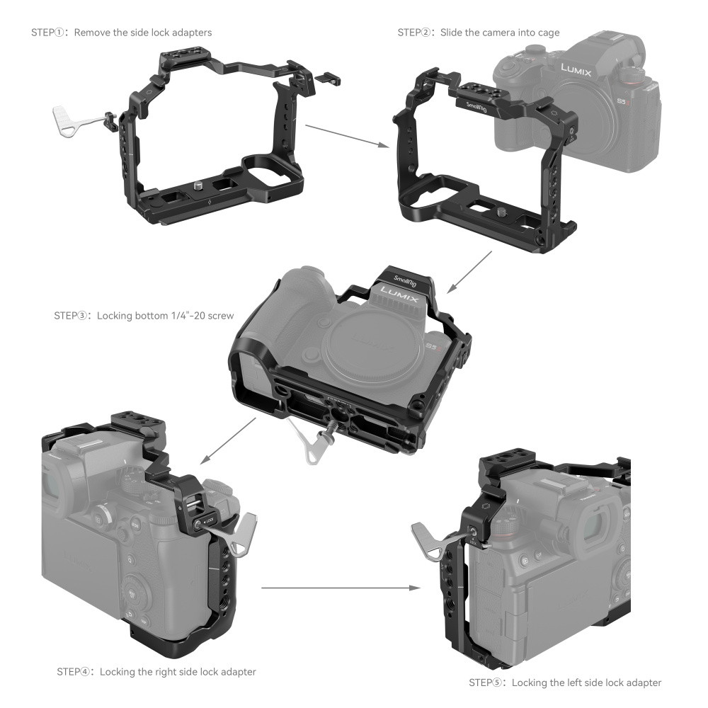 SmallRig Cage for Panasonic LUMIX G9 II / S5 II / S5 IIX 4022