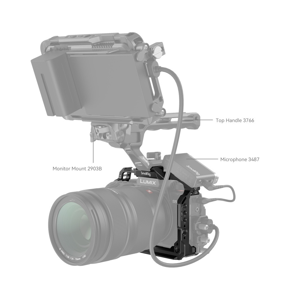 SmallRig Cage for Panasonic LUMIX G9 II / S5 II / S5 IIX 4022