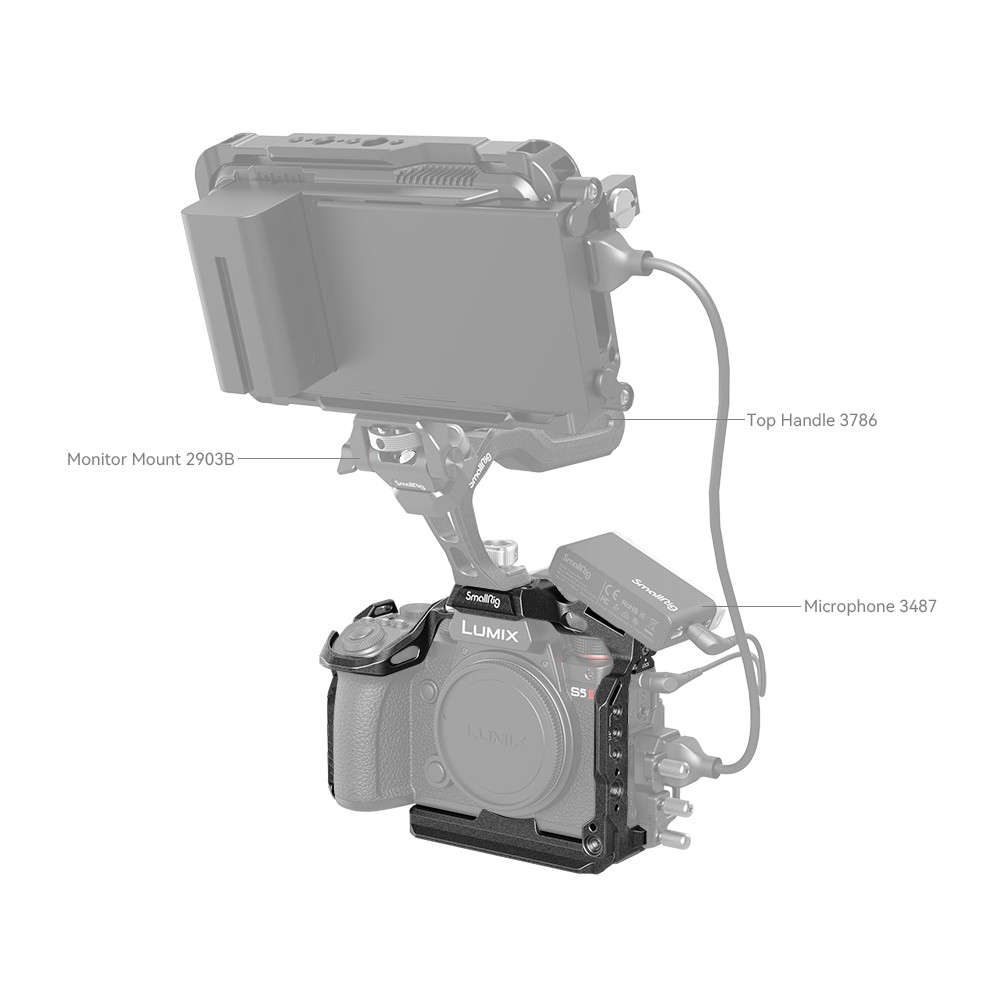 SmallRig “Black Mamba” Cage for Panasonic LUMIX S5 II / S5 IIX 4023