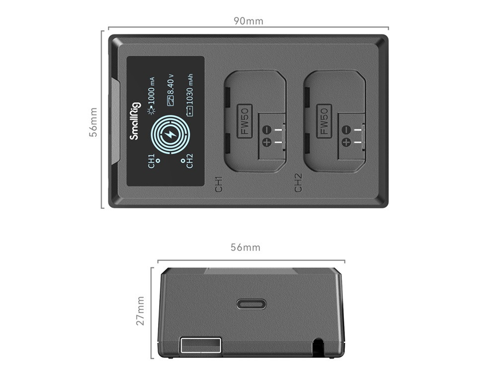 SmallRig NP-FW50 Camera Battery Charger 4081