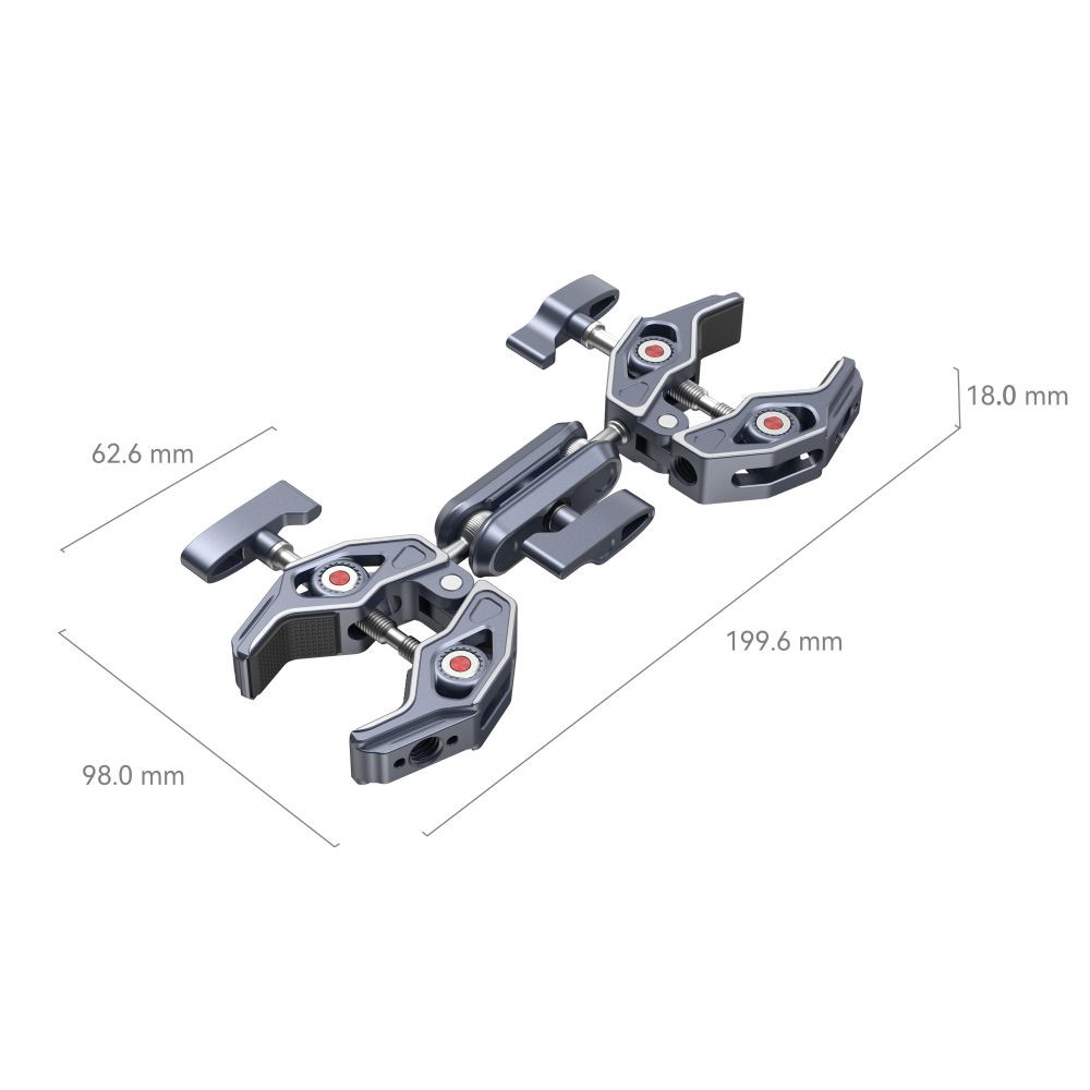 SmallRig Super Clamp with Double Crab-Shaped Clamps 4103