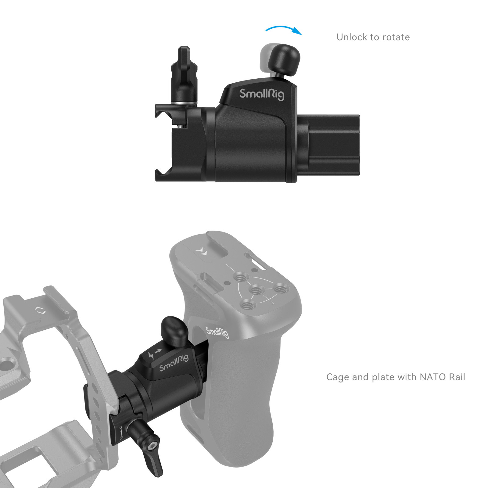 SmallRig Universal Rotating Handle Adapter 4112