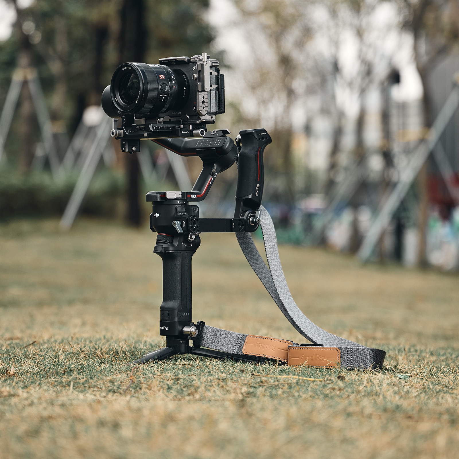 SmallRig Weight-Reducing Shoulder Strap for DJI RS 5 / RS 4 / RS 4 Pro / RS 3 / RS 3 Pro / RS 2 4118B