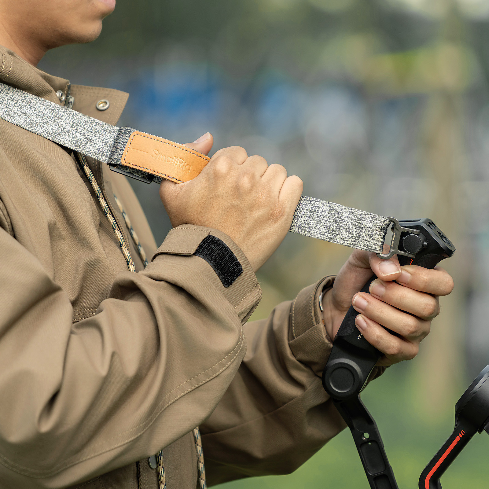 SmallRig Weight-Reducing Shoulder Strap for DJI RS 4 / RS 4 Pro / RS 4 Mini / RS 3 / RS 3 Pro / RS 3 Mini / RS 2 4118C