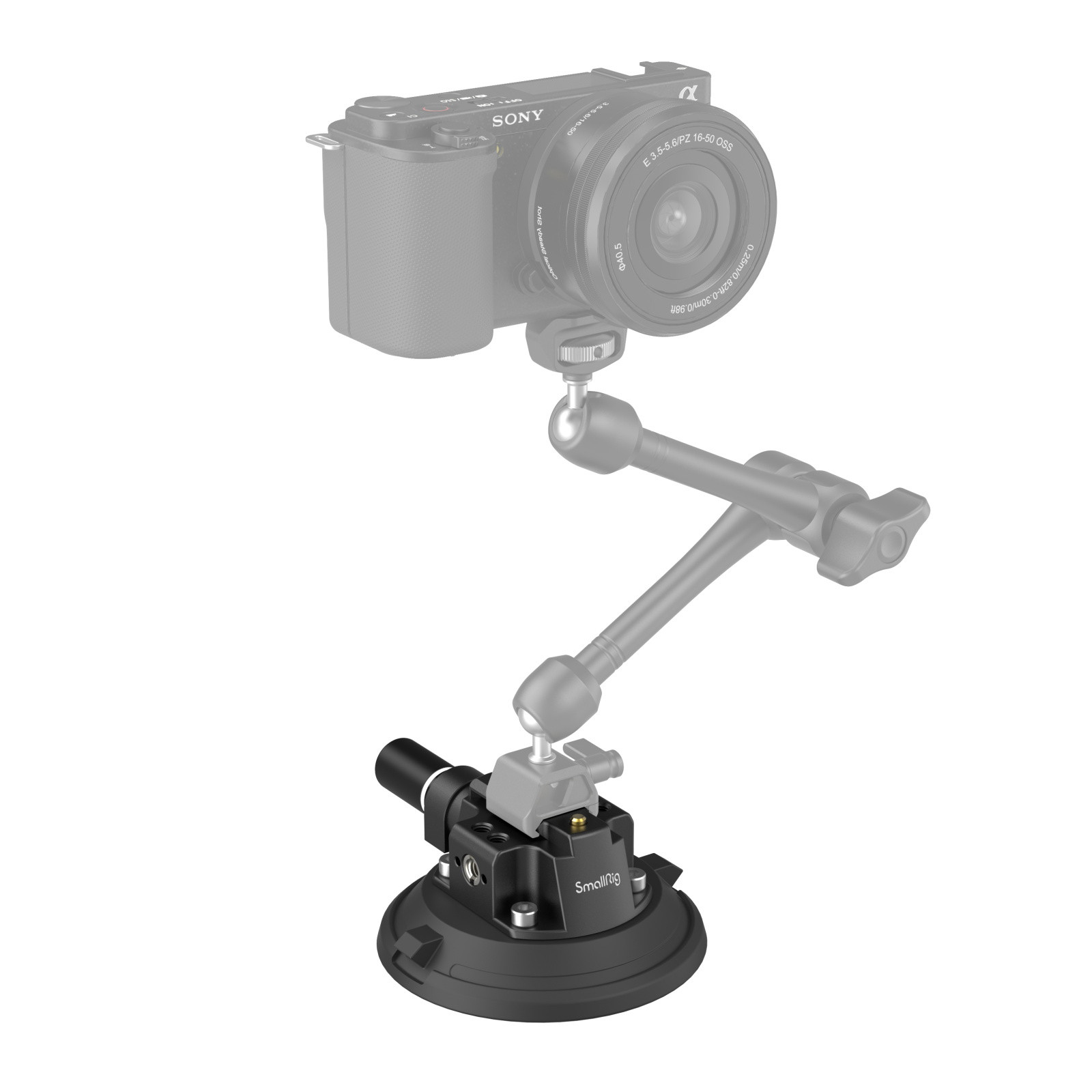 SmallRig 4'' Suction Cup Camera Mounting Support for Vehicle Shooting 4122B
