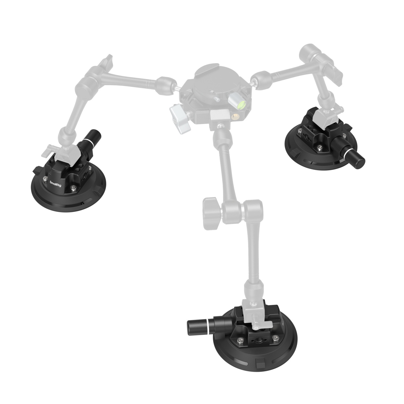 SmallRig 4'' Suction Cup Camera Mounting Support for Vehicle Shooting 4122C