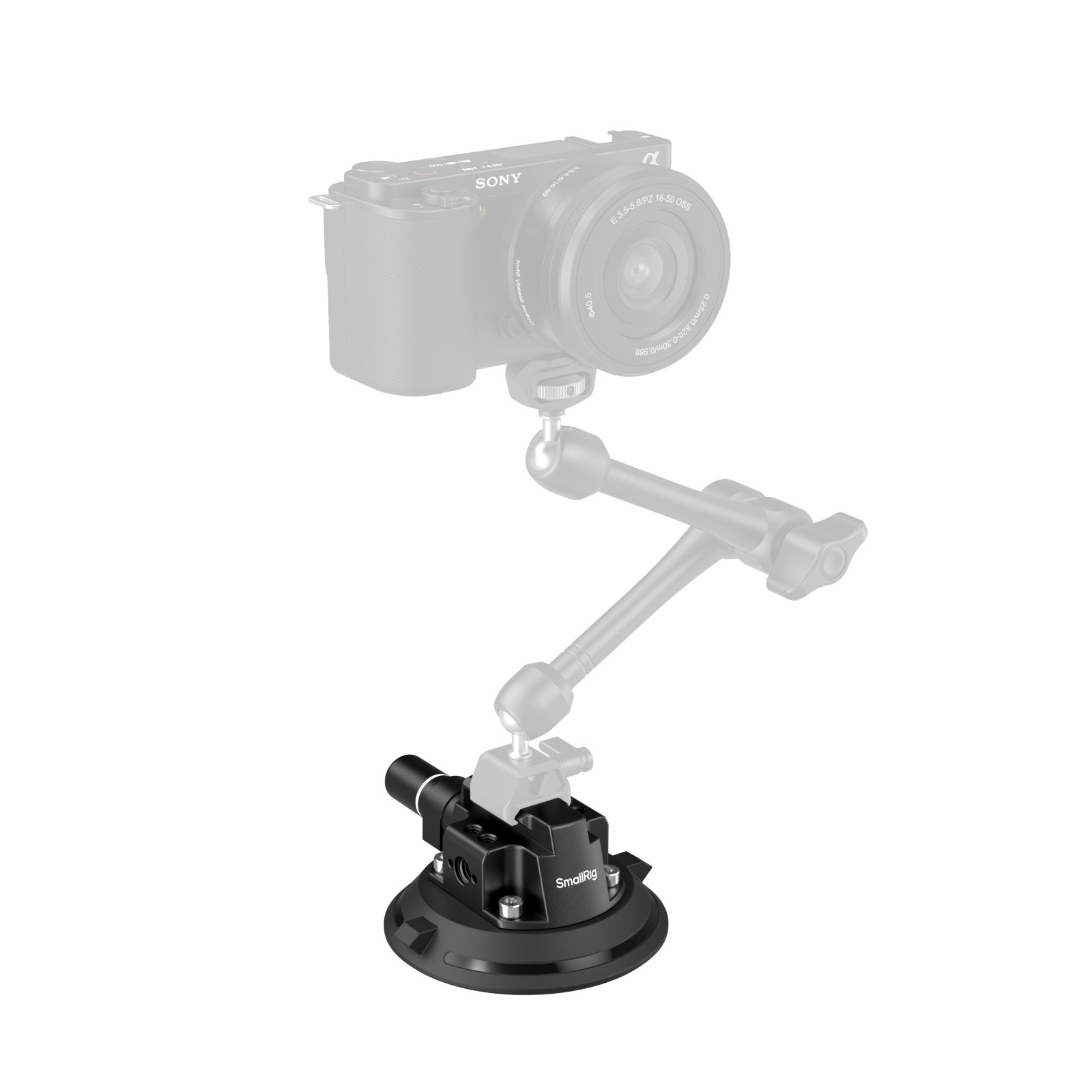SmallRig 4'' Suction Cup Camera Mounting Support for Vehicle Shooting 4122C