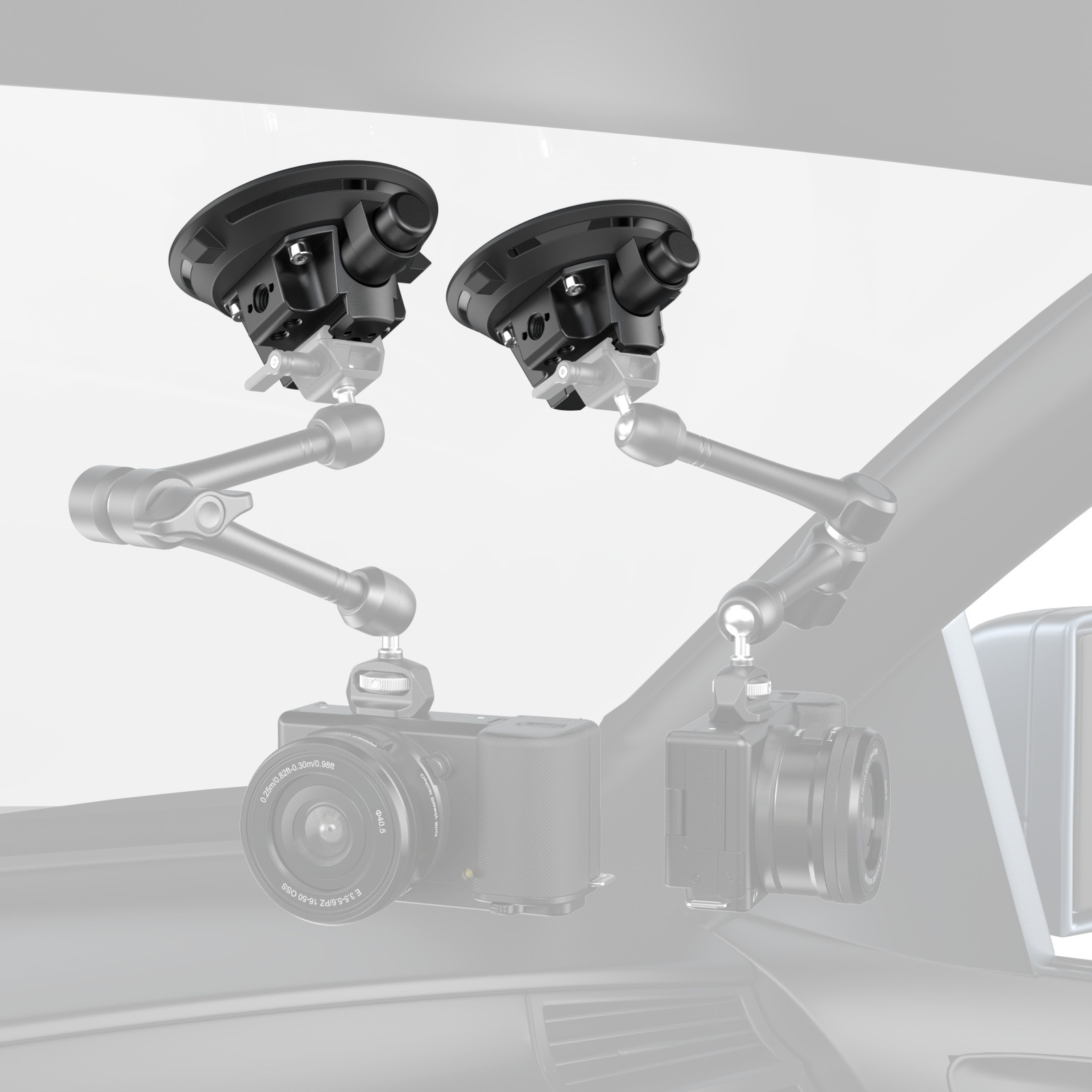 SmallRig 4'' Suction Cup Camera Mounting Support for Vehicle Shooting 4122C